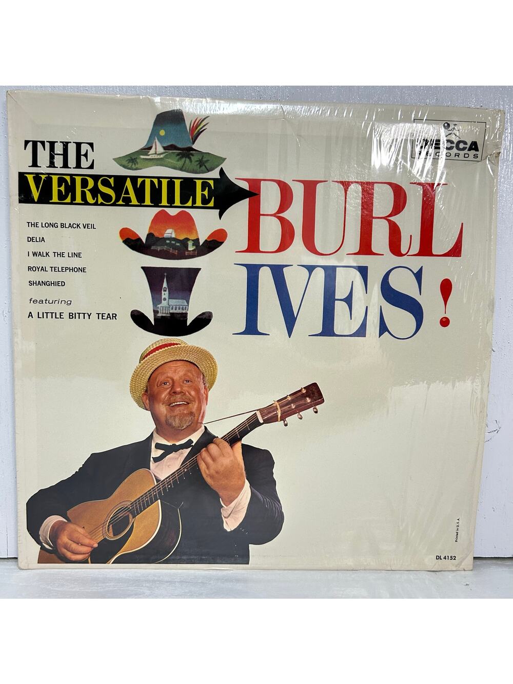 Burl Ives The Versatile Burl Ives LP 1961 Decca DL4152